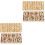 2 Ensembles 216 Pièces Non Lettres Chiffres Majuscules 3