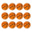 12 Pièces Squeeze Ball Basket-Ball Élastique Anti-Stress 1