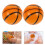 12 Pièces Squeeze Ball Basket-Ball Élastique Anti-Stress 11