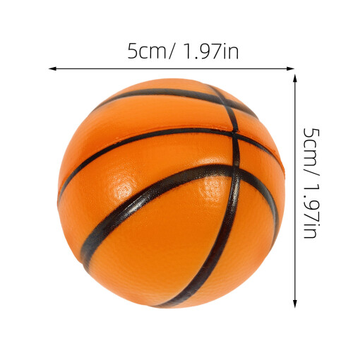 12 Pièces Squeeze Ball Basket-Ball Élastique Anti-Stress 1