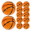 12 Pièces Squeeze Ball Basket-Ball Élastique Anti-Stress 6