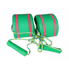 2Pcs Set Jumping Stilts For Kids Outdoor Fun Sports Toy Green