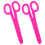 2Pcs Oversized Clown Scissors Prop For Halloween Circus Party Decor 1