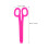 2Pcs Oversized Clown Scissors Prop For Halloween Circus Party Decor 2