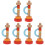 6 Pièces Instrument Bois Jouet Éducatif Enfant 3
