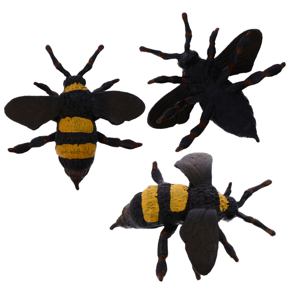 Photos - Creativity Set / Science Kit 3Pcs Small Simulation Bee Model Toys Insects Desktop Models