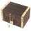One Set Vintage Keyed Treasure Chest Small Pirate Storage Box 10