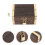 One Set Vintage Keyed Treasure Chest Small Pirate Storage Box 6