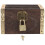 One Set Vintage Keyed Treasure Chest Small Pirate Storage Box 5