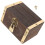 One Set Vintage Keyed Treasure Chest Small Pirate Storage Box 3