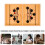 Boîte Jeu D'échecs Plateau De Puck Table En Bois Couleur 11