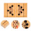 Boîte Jeu D'échecs Plateau De Puck Table En Bois Couleur 4