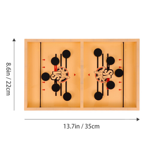 Boîte Jeu D'échecs Plateau De Puck Table En Bois Couleur 1