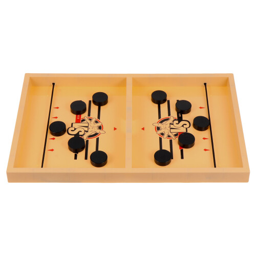 Boîte Jeu D'échecs Plateau De Puck Table En Bois Couleur 2