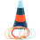 One Set Ring Toss Game Toy For Kids Plastic Throwing Plaything 6