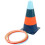 One Set Ring Toss Game Toy For Kids Plastic Throwing Plaything 8