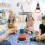 One Set Ring Toss Game Toy For Kids Plastic Throwing Plaything 7