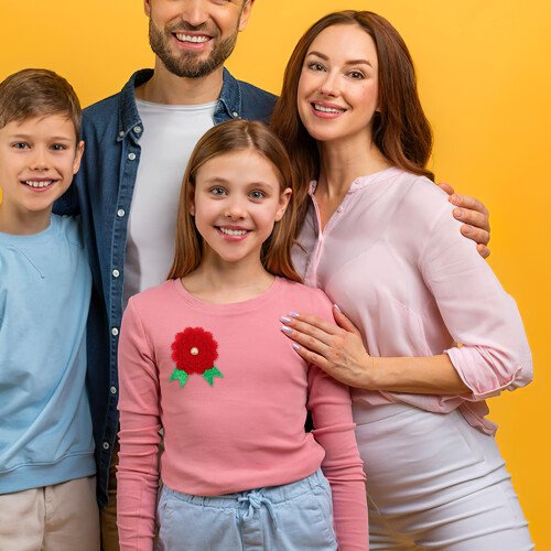 Lot De Kit Broche Tissu École Enfant 2