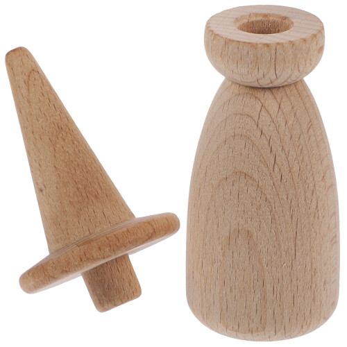 4 Pièces Figure En Bois À Jouet Déco Table Sable 1