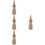 4 Pièces Figure En Bois À Jouet Déco Table Sable 9