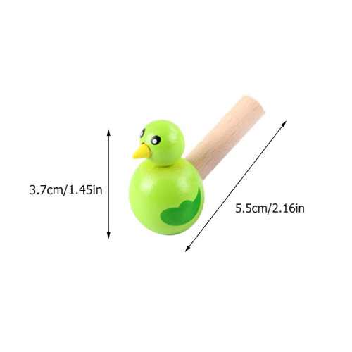 6 Pièces Sifflet En Bois Animé Jouet 1