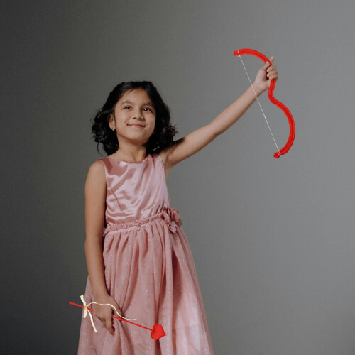 Ensemble Arc Et De Cupidon Pour Enfants Fêtes Accessoires 2