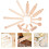 48 Pcs Pottery Wheel Clay Tools For Kids Polymer Clay Roller 1