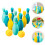 1 Set Plastic Bowling Balls And Pins Interactive Plaything 10