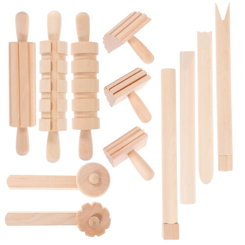 48 Pcs Pottery Wheel Clay Tools For Kids Polymer Clay Roller 1
