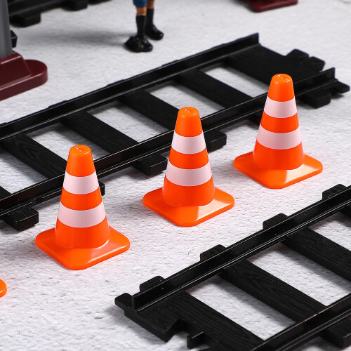 7 Pcs Mini Traffic Cones For Kids Learning And Sand Table Play 2