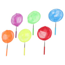 6 Pieces Colored Telescopic Insect Net For Kids Outdoor Garden Play