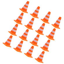 16pcs Traffic Cone Safety Cone Pp Small