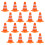16pcs Traffic Cone Safety Cone Pp Small 7
