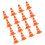 16pcs Traffic Cone Safety Cone Pp Small 9