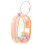 Clear PVC Mini Doll Display Bag With Keychain For Portable Storage 1