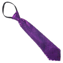 Sequin Tie Shine Necktie For Cosplay Party Costume Decor