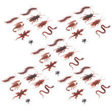 240 Pcs Plastic Realistic Bugs Fake Insects For Halloween Party