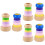 6 Pcs Poly Prisms Kaleidoscope Toy Educational 6
