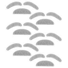 6 Sets Old Man Costume Prop: Gray Beard And Eyebrows For Cosplay