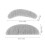 6 Sets Old Man Costume Prop: Gray Beard And Eyebrows For Cosplay 2