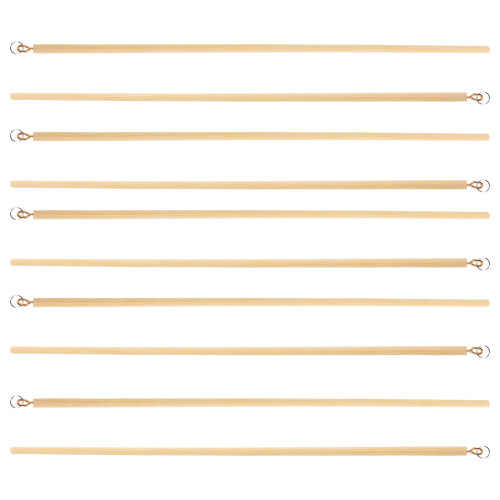 10Pcs Wood Shadow Puppets Rod Arm Control Stick Durable Accessory