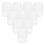 40Pcs Clear Plastic Fillable For Gumball Machine And Vending 1