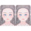 2Pcs Face Painting Practice Board Mold 4