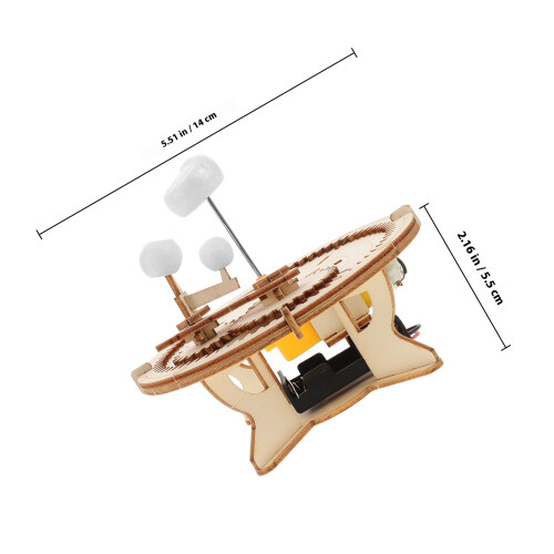 Diy Solar System Model Kit Wooden Puzzle Space Planets Science Toy 1