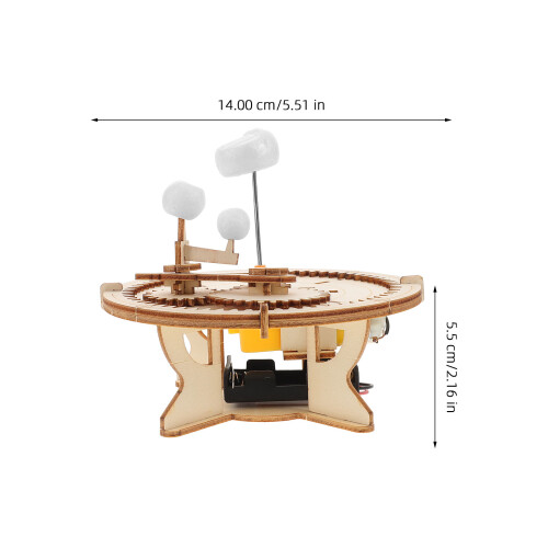 Diy Solar System Model Kit Wooden Puzzle Space Planets Science Toy 2