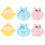 6Pcs Animal Shape Pull Back Car Friction Powered Toy For Kids 1