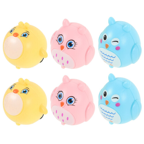 6Pcs Animal Shape Pull Back Car Friction Powered Toy For Kids 1