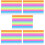 100 Pcs Stackable Colorful Detachable Non Sharpening Kids Pencils 10