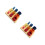 2 Set Giocattoli Educativi Bambini Legno 10