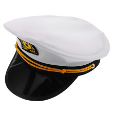 Captain Hat Adjustable Sailor Style For Adults Teens Halloween Party